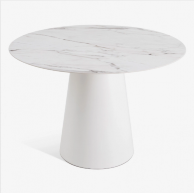 Tavolo ANDROMEDA in ceramica effetto marmo varie finiture e