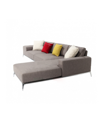 GATE sofa with peninsula in various colored fabric