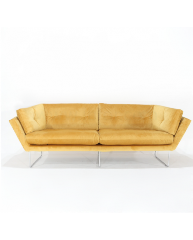 Sofa IRVIN aus Stoff, Leder oder Samt in verschiedenen Farben