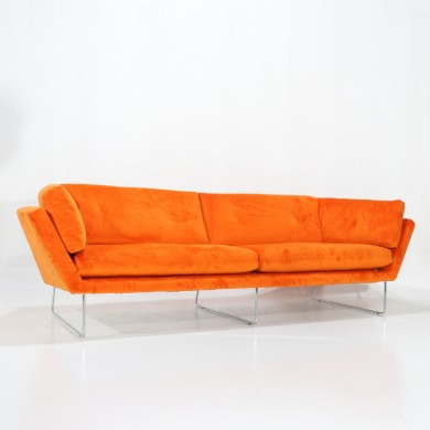 IRVIN sofa in fabric, leather or velvet various colours