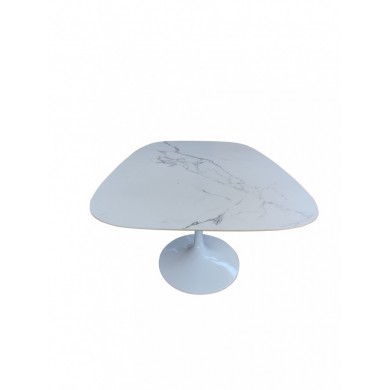 TULIP ausziehbarer tonnenförmiger Tisch aus Keramik in