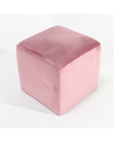 KUBO pouf in fabric, leather or velvet, various colours