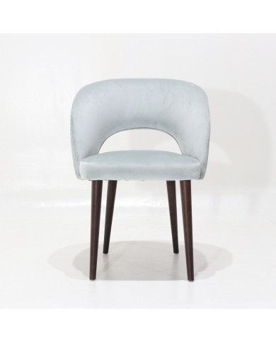 KIARA armchair in fabric, leather or velvet in various colours