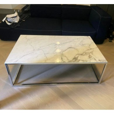 Tavolino ZED piano in marmo varie finiture