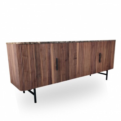 TEAK sideboard in wood and marble various finishes and sizes