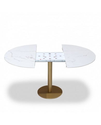 Tavolo BARNEY allungabile con piano in ceramica varie finiture