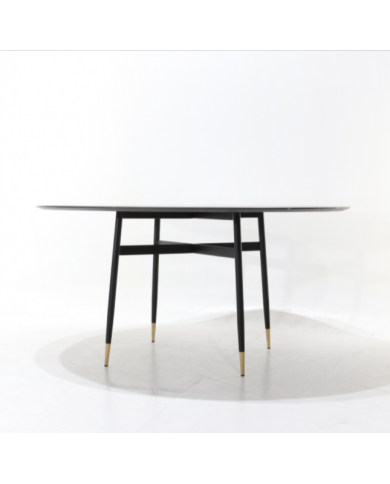 Runder Tisch EDRA mit Marmorplatte in verschiedenen Größen und