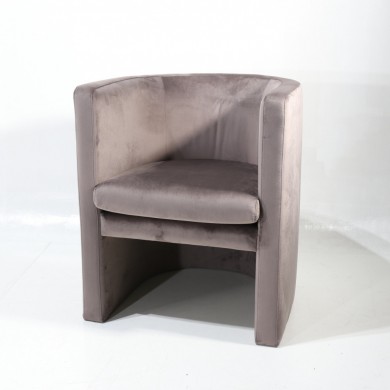 MEG armchair in fabric, leather or velvet various colours