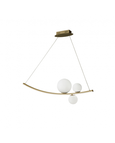 DONDOLO chandelier in white or gold