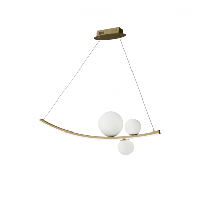 DONDOLO chandelier in white or gold