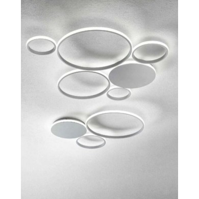 Gold or silver DOT ceiling light