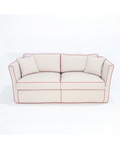 ART DECÒ-Sofa aus Stoff, Leder oder Samt, verschiedene Farben