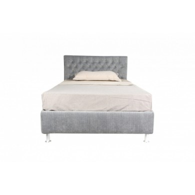 BRITISH double bed in fabric, leather or velvet in various