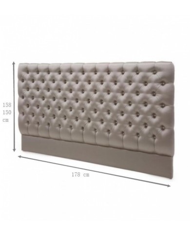 CHESTER headboard in leather in various colours