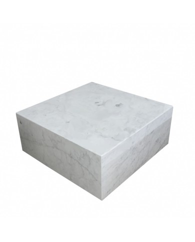 MONUMENT coffee table in Carrara marble