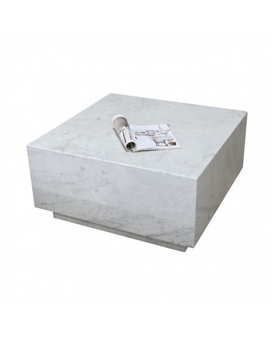 MONUMENT coffee table in Carrara marble