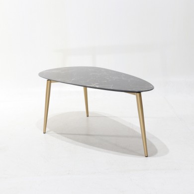 LIA coffee table in marble effect ceramic, various finishes