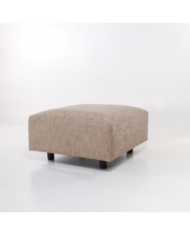 EDGAR pouf in fabric, leather or velvet in various colours