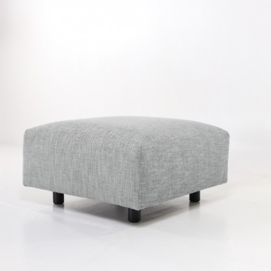 EDGAR pouf in fabric, leather or velvet in various colours