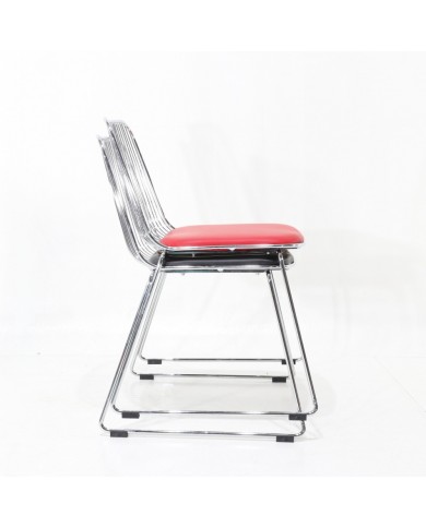 STREET 1 chair in chromed steel