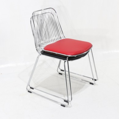 STREET 1 chair in chromed steel