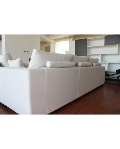 ALEX 240 sofa in fabric, leather or velvet, various colours