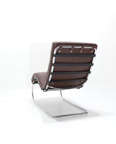 MR MIES 2 chaise longue in leather various colours
