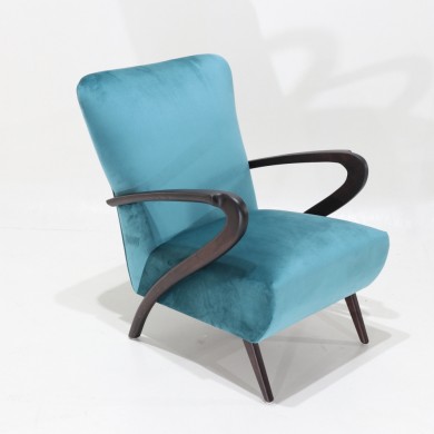 GINEVRA armchair in velvet in various colours
