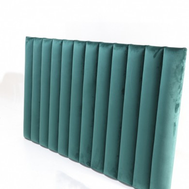 LINES headboard in fabric, leather or velvet in various colours