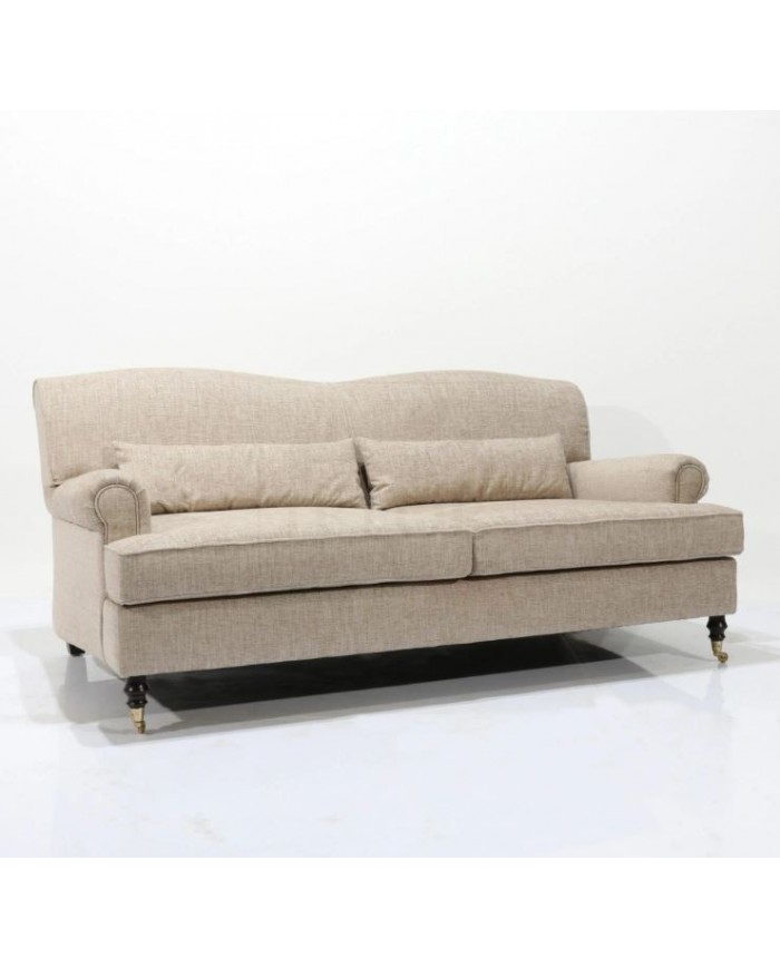 WILL 2 seater sofa in fabric or velvet various colours
