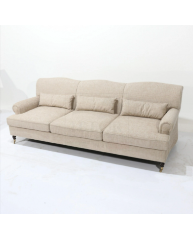 WILL 3-Sitzer-Sofa aus Stoff oder Samt in verschiedenen Farben