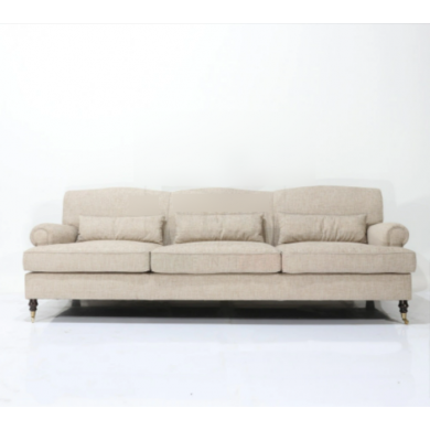 WILL 3-seater sofa in fabric or velvet various colours