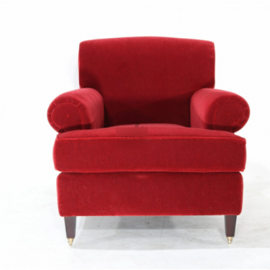 WILL-Sessel aus Stoff oder Samt in verschiedenen Farben