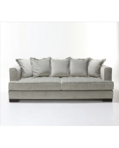 PILLOW 2-Sitzer-Sofa aus Stoff, Leder oder Samt, verschiedene