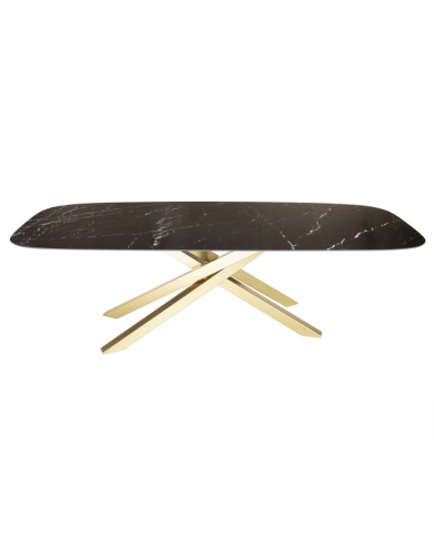 STAR table with barrel top in ceramic various sizes and finishes