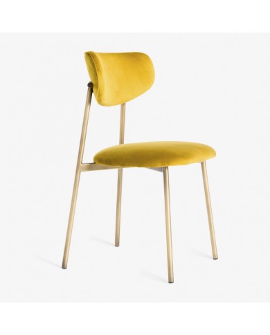 SETTANTA Stuhl aus Samt in verschiedenen Farben