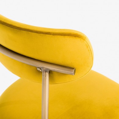 SETTANTA chair in velvet in various colours