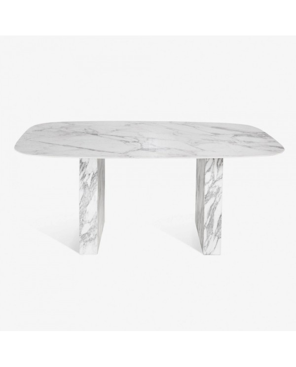 Tavolo ANDROMEDA in ceramica effetto marmo in varie finiture e misure