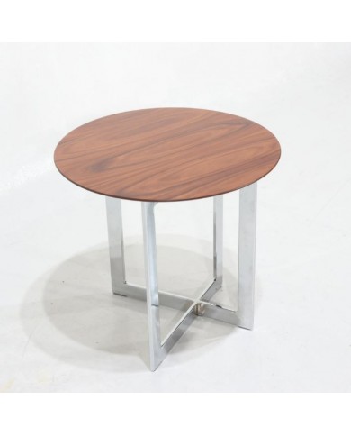 Table basse haute SIDNEY avec plateau en bois en différentes