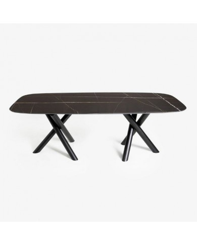 X-TABLE double base and ceramic top in various sizes and