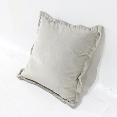 ARREDO cushion in leather, fabric or velvet, various colours