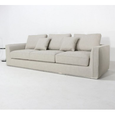 JACKY sofa in fabric, leather or velvet in various colours