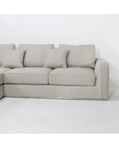 JACKY sofa in fabric, leather or velvet in various colours