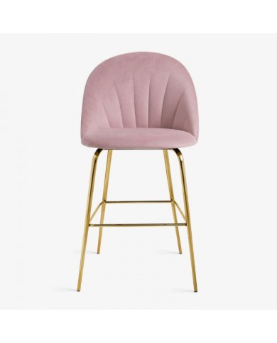 ARIANNE stool in fabric, leather or velvet in various colours