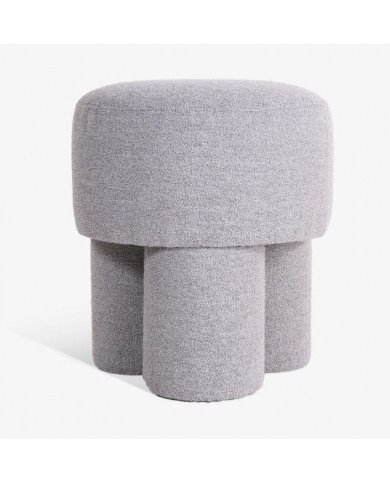 ALBY pouf in fabric, leather or velvet in various colours
