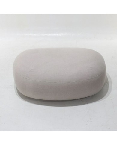 STONEHENGE pouf in fabric, leather or velvet in various colours