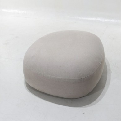 STONEHENGE pouf in fabric, leather or velvet in various colours