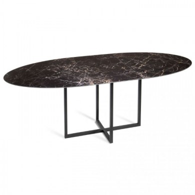 Table ovale extensible en céramique AVA en différentes tailles
