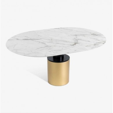 Table ronde en céramique EXTENDABLE PANDORA en différentes