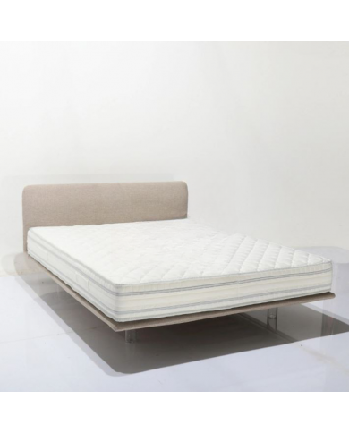 ESSENTIAL 90 double bed in fabric, leather or velvet in various